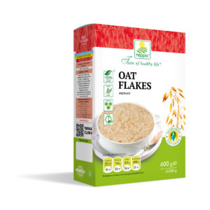 Instant oat flakes